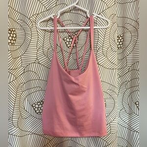 Old Navy Active XXL PowerPress Light Support Breathable Built-in Bra Pink